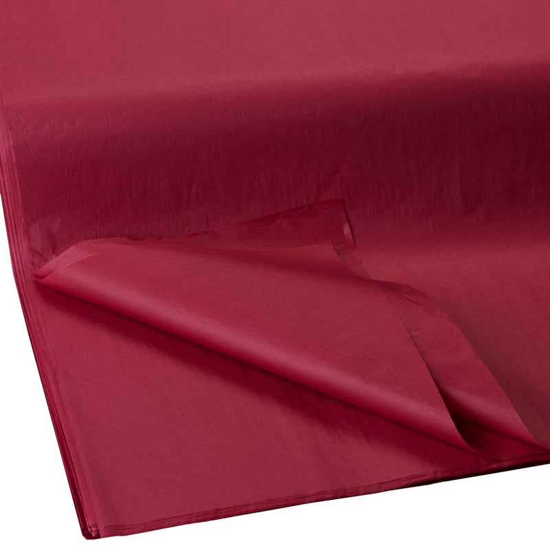 Jillson Roberts Bulk 20 x 30 Inches Recycled Tissue, Burgundy, 480 Unfolded Sheets (BFT08) - Image 1